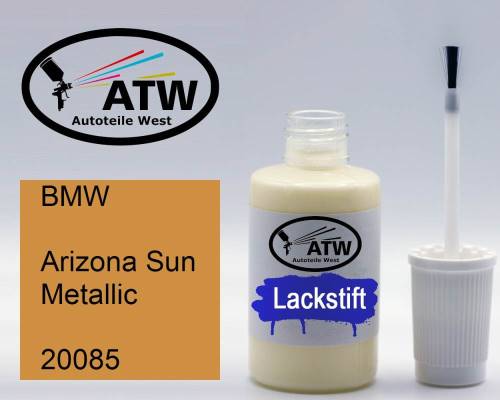 BMW, Arizona Sun Metallic, 20085: 20ml Lackstift, von ATW Autoteile West.